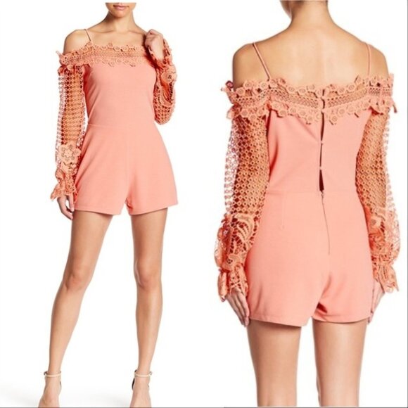 Romantic Blush romper - Picture 1 of 4